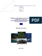 Defining, Measuring and Evaluating Carrying Capacity in European Tourism Destinations (2002) PDF