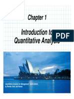 Chapter 01 quantitative techniques for business