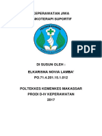 Keperawatan Jiwa Psikoterapi