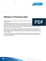 Release of Personal Data PDF