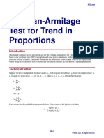 Cochran-Armitage Test For Trend in Proportions PDF
