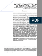 Traspaso de Funciones Del Osinergmin A La Oefa