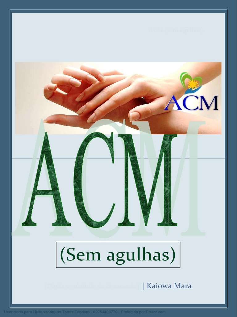 Acupuntura Sem Agulhas Pdf Acupuntura Meridiano Acupuntura