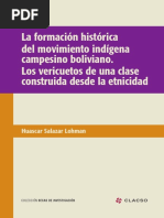 La formación histórica del movimiento indígena campesino boliviano. Los vericuetos de una clase construida desde la etnicidad