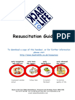 Resuscitation Guidelines: To Download A Copy of This Handout, or For Further Information Please Visit