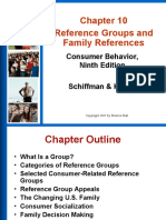 Reference Groups and Family References: Consumer Behavior, Ninth Edition Schiffman & Kanuk