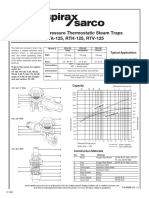 Balanced Pressure Thermostatic Steam Trap RTA-125 RTH-125 RTV - Technical Information