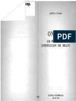 LUDMER - Onetti, Los Procesos de Construcción Del Relato PDF