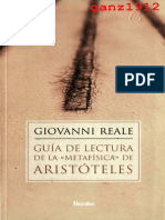 G. Reale - Guía de Lectura de La Metafísica de Aristóteles (1997) PDF