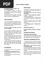 Cantos Da Primeira Comunhão 2016