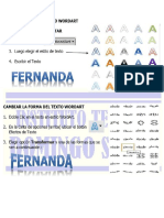 Clase Wordart y Formas