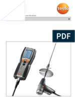 Testo 340 Mode d'Emploi