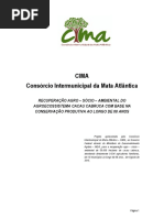 Carta de Intenções Cacau Cabruca Conservação Produtiva CIMA