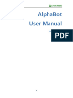 Alphabot Basic Robot Platform Kit User Manual