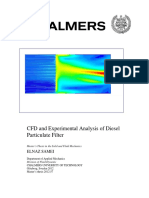 CFD and Experimental Analysis of Diesel Particulate Filter: Elnaz Samei