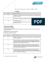 Criterios Actualizados de Evaluación Interna NM y NS