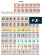 Timbres Notariales y Fiscales, Atestados, Comprobantes, Avisos, Etc