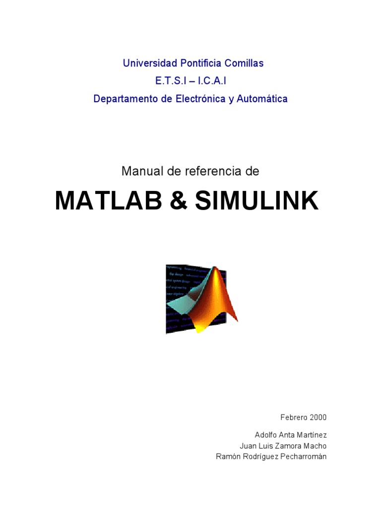 Manual introductorio de MATLAB y Simulink PDF Point and Click Matlab