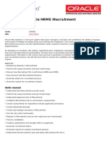 r12 Oracle Hrms Irecruitment Fundamentals