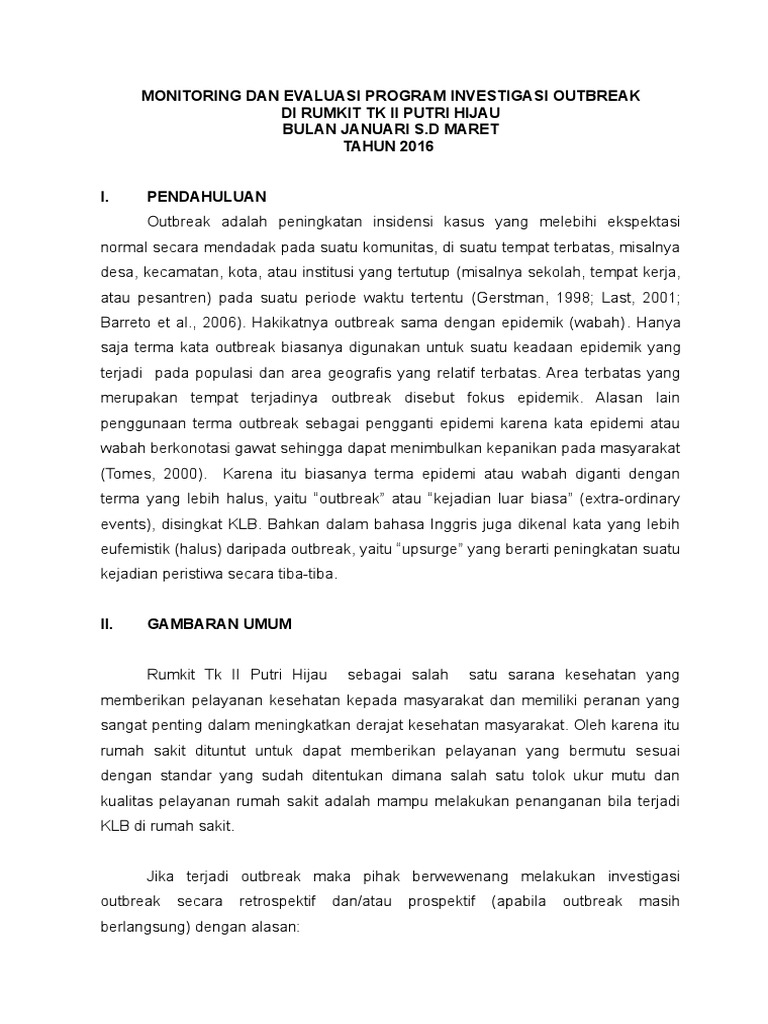 Contoh Laporan Investigasi Audit Kinerja