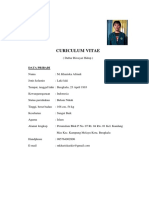 Curriculum Vitae (CV) M. Khariska Baru
