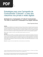 Cartografia de Controvesias Culturais