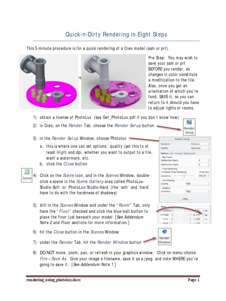 Rendering U PhotoLux PDF | PDF | Rendering (Computer Graphics ...
