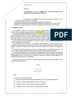 Determinación experimental de pérdidas eléctricas y parámetros de un transformador monofásico