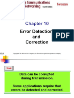 Eror Detection and Correction