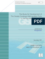 The Study For Development of The Greater Surabaya Metropolitan Ports in The Republic of Indonesia
