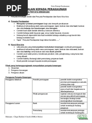 Nota Perakaunan Pdf Pdf