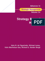 Advances in Strategic Management Strategy Beyond Markets PDF