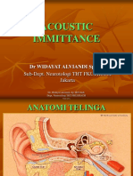 Acoustic Immittance Timpanometri