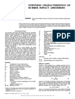 Stiffness Characteristics of Rubber Impact Absorbers: A. Bakirzis