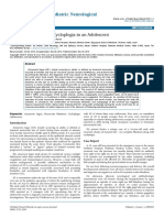 Amaurosis Fugax and Cycloplegia in an Adolescent Pnn 1000101