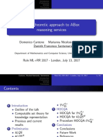 Slides of A Set-Theoretic Approach To Abox Resoning Services For RuleML+RR 2017