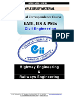 Gate Ies Postal Studymaterial for Highways Railways Engg Civil