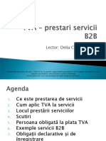 TVA - Prestari Servicii B2B