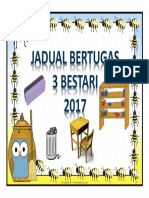 Jadual Bertugas 3 B 2017 Cover