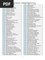 Karaoke Song List and Codes | PDF | Entertainers | Musical Groups