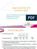 Organisation Stages E2 Avril2016