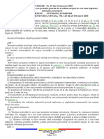 HG 95 - privind controlul activitatilor care prezinta pericole de accidente majore in care sunt implicate substante periculoase.doc