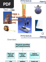 Physical Quantities and Measurements (3 Hours)