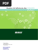 Regiões de Influência das Cidades 2007 - IBGE