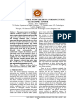 Collision Control and Collision Avoidance Using Ultrasonic Sensor