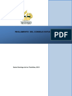 Reglamento Consejo Estudiantil PDF