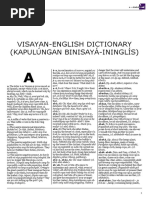Visayan English Nature