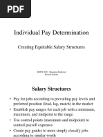 Individual Pay Determination: Creating Equitable Salary Structures