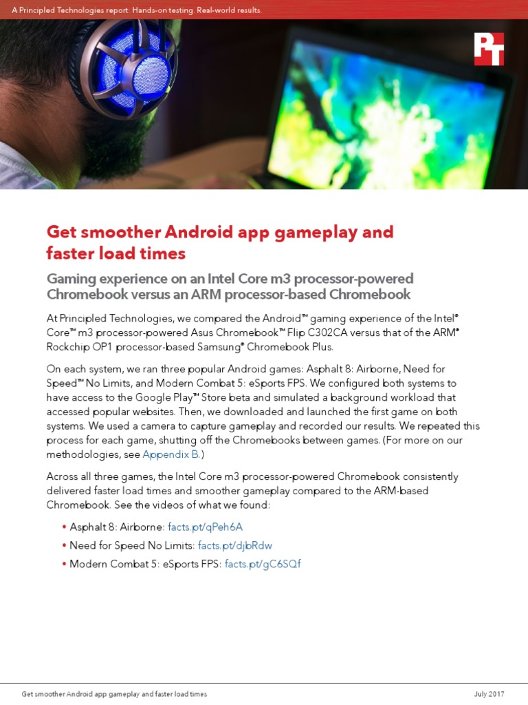 Get smoother Android app gameplay and faster load times Chromebook
