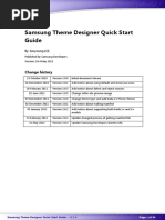 Samsung Theme Designer Quick Start Guide